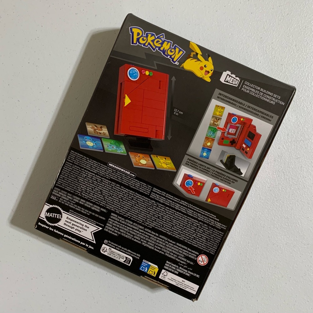 MEGA Pokemon Kanto Region Pokedex Collector Building Kit-New - Picture 4 of 11